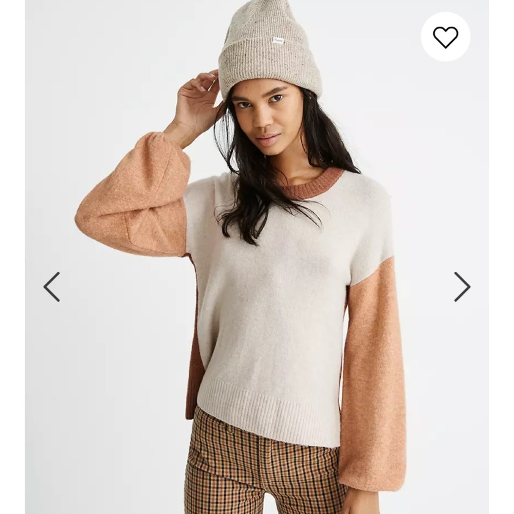 Madewell Payton Colorblock Sweater